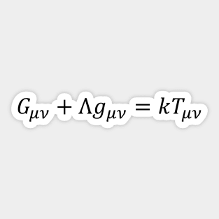 Einstein Field Equation Of General Relativity Sticker